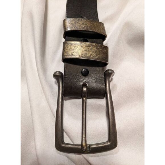 Vintage pennies towncraft soft supple steer hide belt size 30. Equestrian wide b - Picture 12 of 16